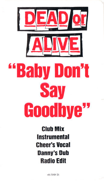 Baby Don't Say Goodbye Dead Or Alive