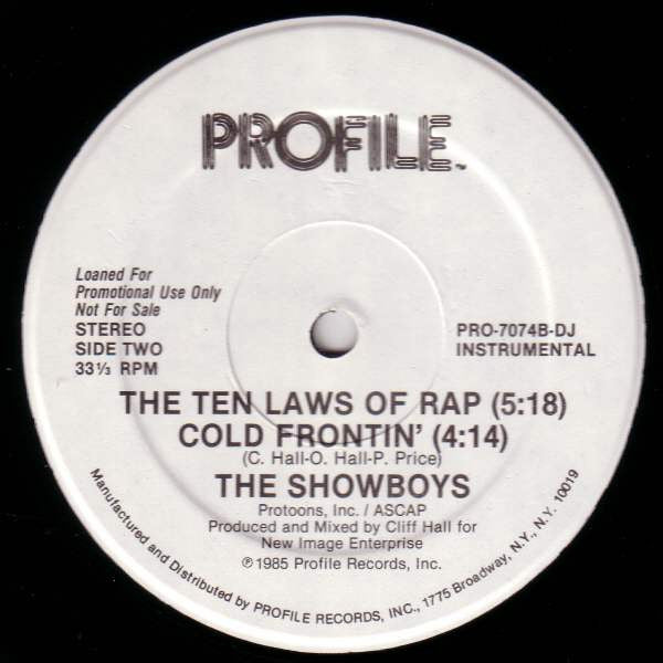 The Ten Laws Of Rap / Cold Frontin' | Rectangle Triangle  