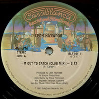 Leon Haywood - I'm Out To Catch, 12" vinyl, on Casablanca (1983)