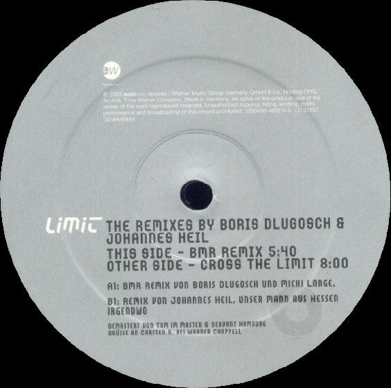 Limit (The Remixes By Boris Dlugosch & Johannes Heil)