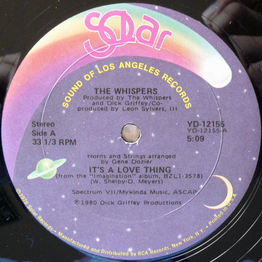 It's A Love Thing / Girl I Need You