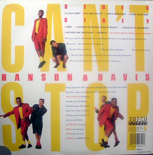 Can't Stop 5 Hanson & Davis