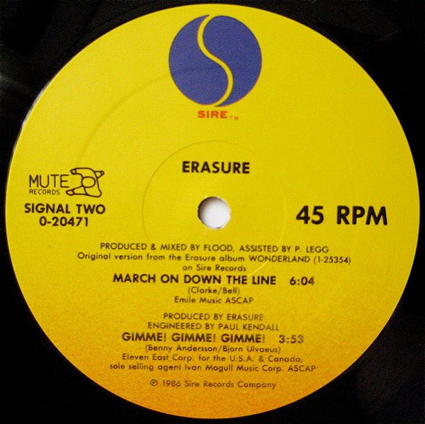 Oh L'Amour Erasure