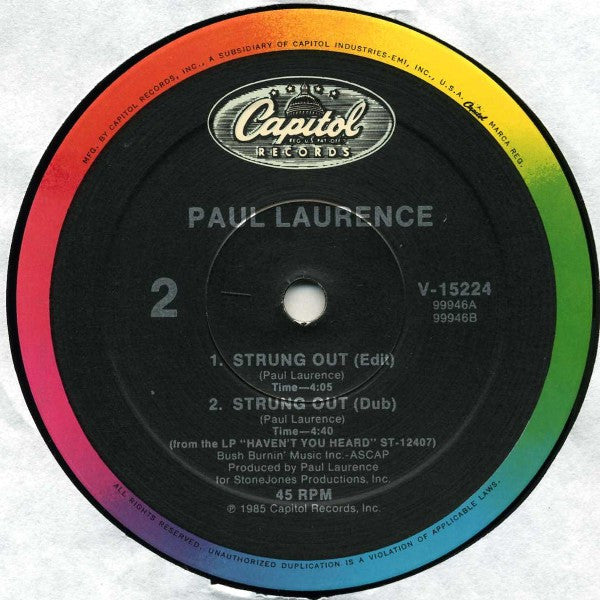 Strung Out Paul Laurence