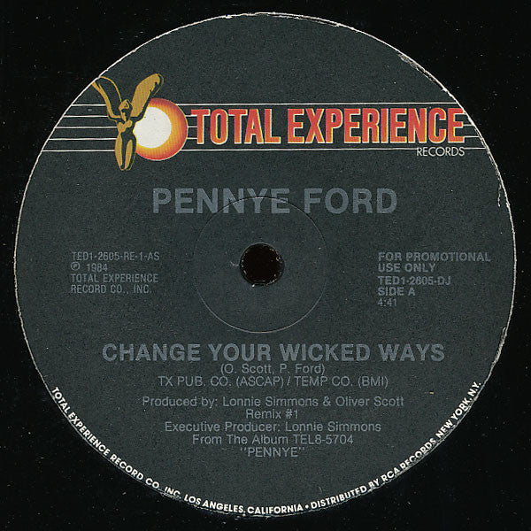 Change Your Wicked Ways Penny Ford