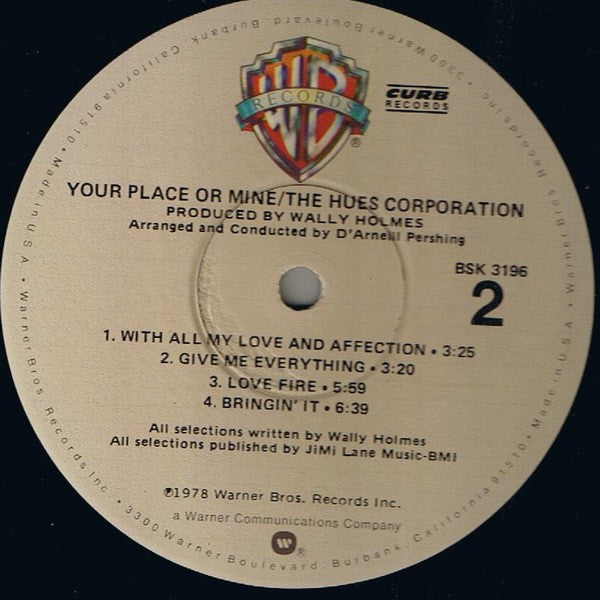 Your Place Or Mine The Hues Corporation