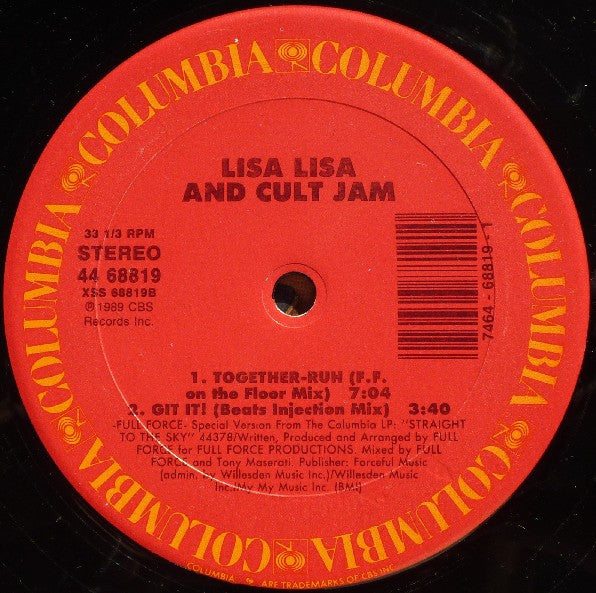 Just Git It Together Lisa Lisa & Cult Jam