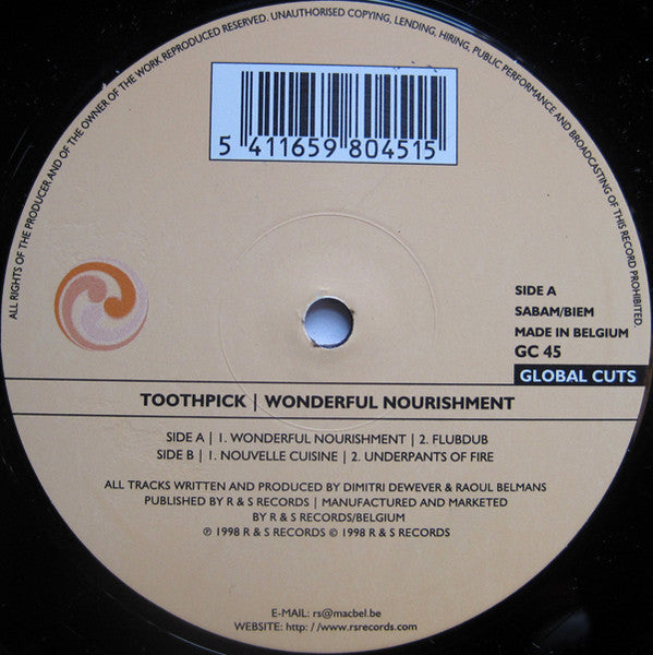 Toothpick - Wonderful Nourishment