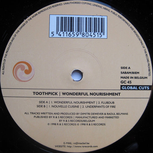 Toothpick - Wonderful Nourishment