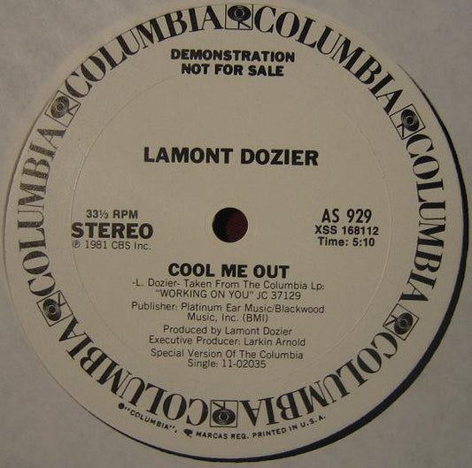 Lamont Dozier - Cool Me Out