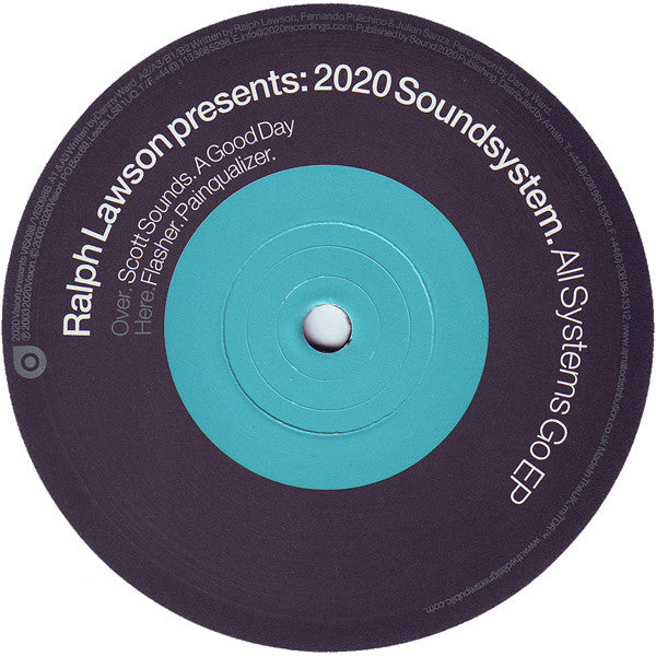 All Systems Go EP Ralph Lawson,2020 Soundsystem,Silver City,Dubble D