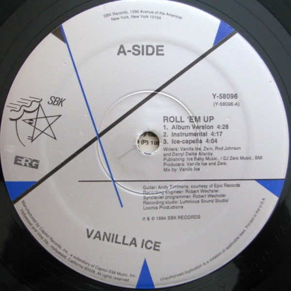 Roll 'Em Up Vanilla Ice