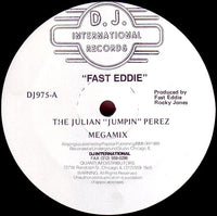 Rectangle Triangle Julian "Jumpin" Perez Megamix music album cover with vibrant abstract artwork and bold typography.