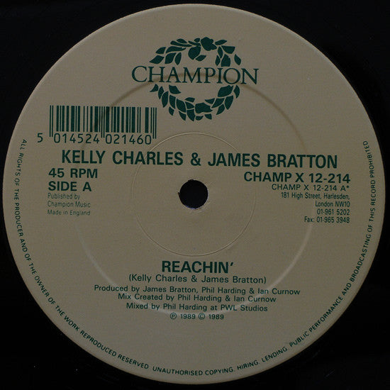 Reachin' Kelly Charles,James Bratton