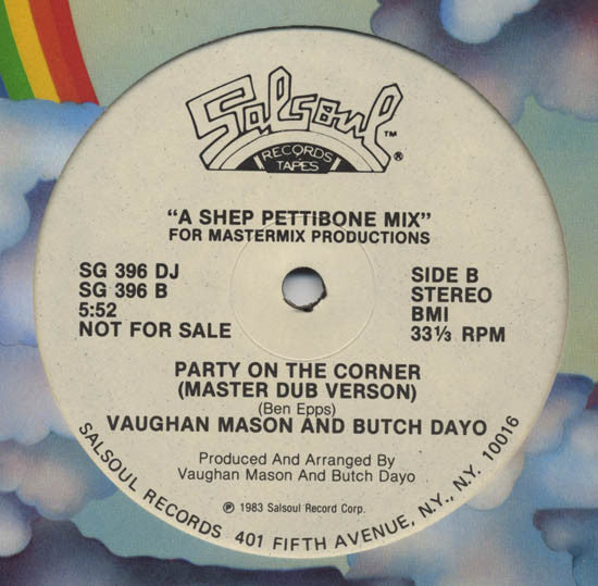 Party On The Corner Vaughan Mason,Butch Dayo