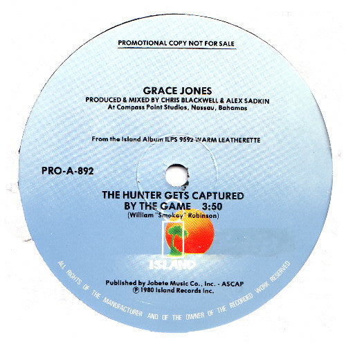 The Hunter Gets Captured By The Game Grace Jones