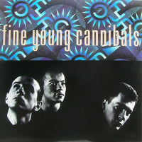 Rectangle Triangle brand album cover for Fine Young Cannibals featuring colorful graphic design and bold typography.
