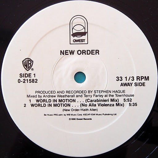 World In Motion... New Order