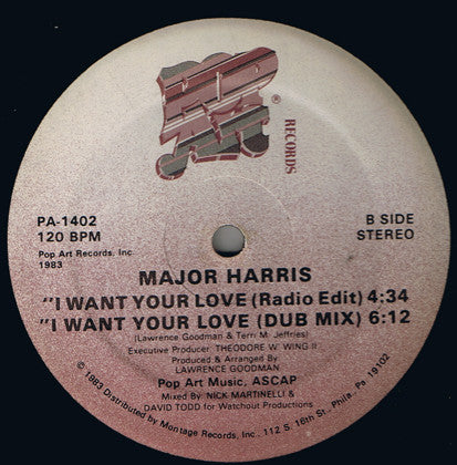 I Want Your Love 2 Major Harris