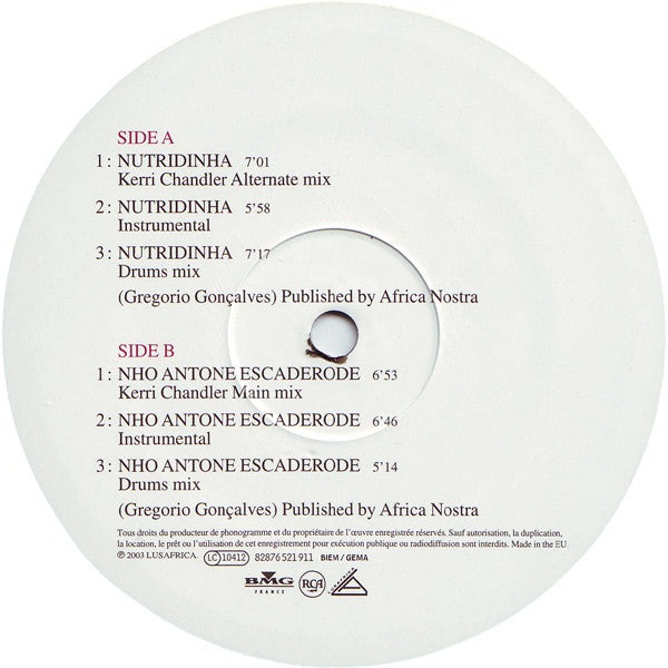 Nutridinha / Nho Antone Escaderode Cesaria Evora,Kerri Chandler