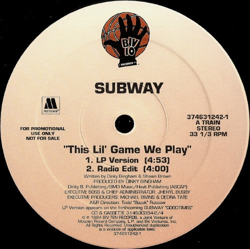 This Lil' Game We Play