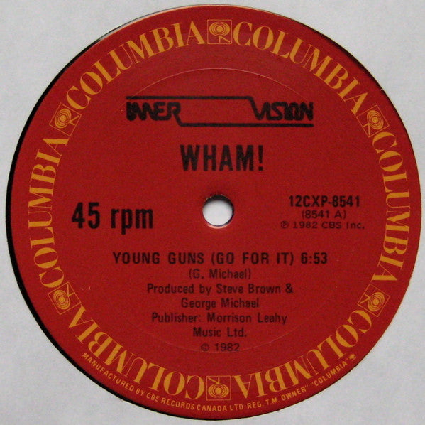 Young Guns (Go For It) / Wham Rap! (Enjoy What You Do) | Rectangle Triangle  