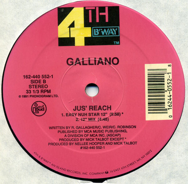 Jus' Reach Galliano