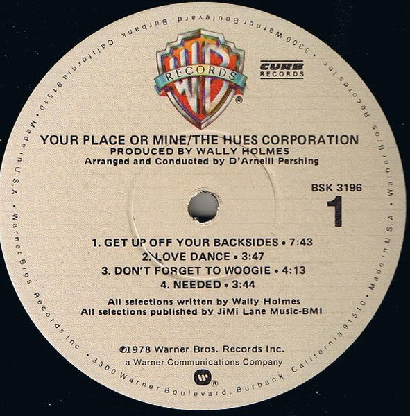 Your Place Or Mine The Hues Corporation