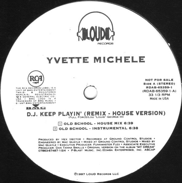 DJ Keep Playin' (Hex Hector House Mixes) Yvette Michele