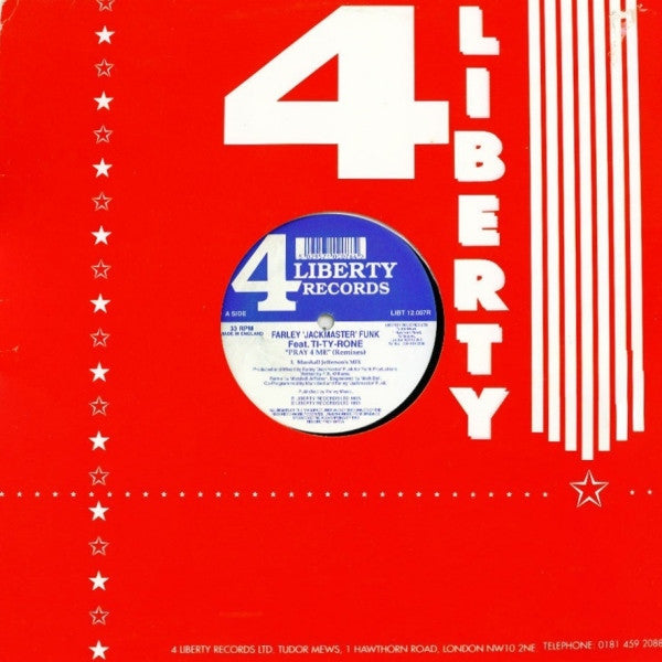 Pray 4 Me (Remixes) Farley "Jackmaster" Funk,Ti-Ty-Rone