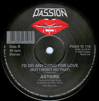 Rectangle Triangle vinyl record featuring "I'd Do Anything For Love (But I Won't Do That)" and "You Blow Hot And Cold" artwork.