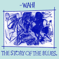 Rectangle Triangle record titled The Story Of The Blues featuring vintage album cover art and vinyl record close-up.