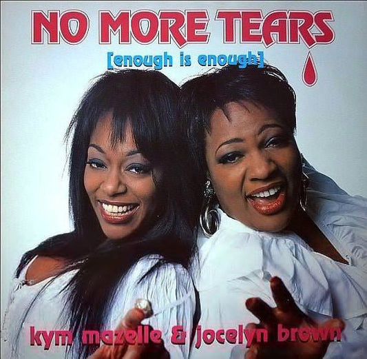 Rectangle Triangle No More Tears album cover for "Enough Is Enough" featuring artistic design with vibrant colors and abstract graphics.