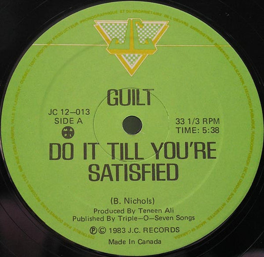 Do It Till You're Satisfied