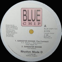 Rectangle Triangle's Gangster Boogie (The Contract) album cover featuring bold artwork and vibrant colors.