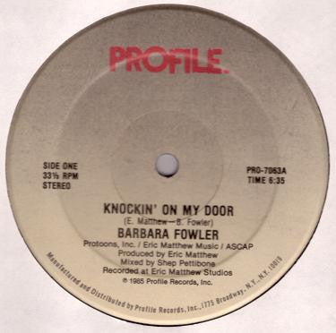 Knockin' On My Door Barbara Fowler