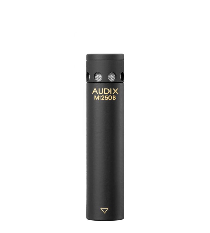 Audix M1250B Miniaturized Condenser Cardioid Microphone, Black