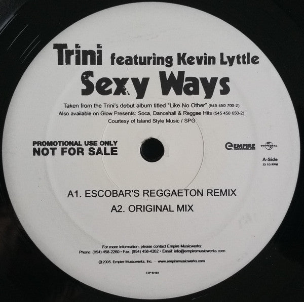 Sexy Ways Trini Jacobs,Kevin Lyttle