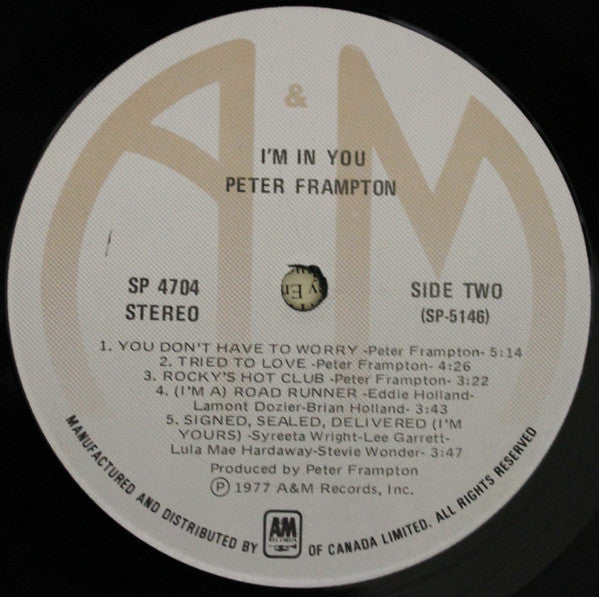 I'm In You Peter Frampton