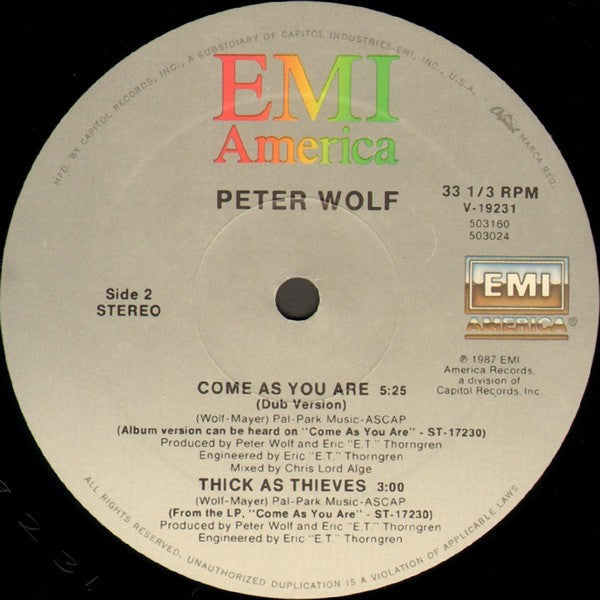 Come As You Are Peter Wolf