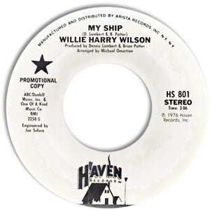 Willie Harry Wilson - My Ship