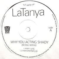 Rectangle Triangle's "Why You Acting Shady (M.Doc Remix) 2" music album cover art featuring abstract design and bold typography.