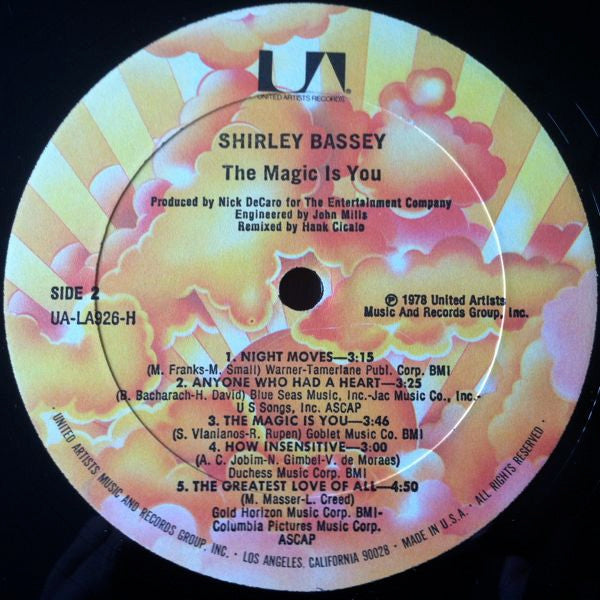 The Magic Is You Shirley Bassey