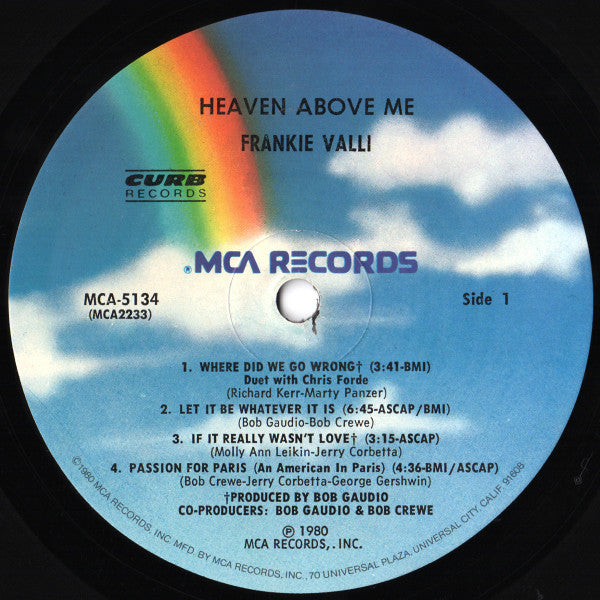 Heaven Above Me Frankie Valli