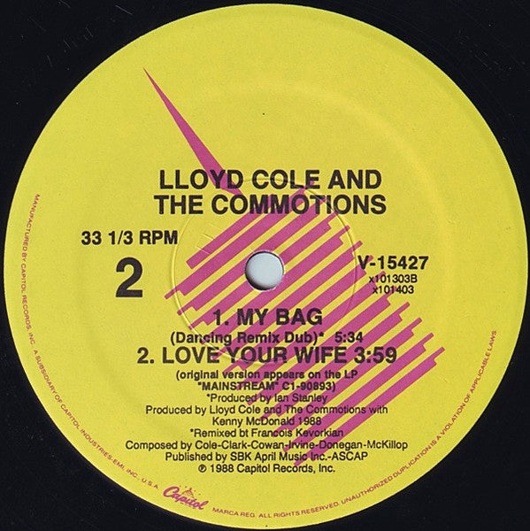 My Bag Lloyd Cole & The Commotions