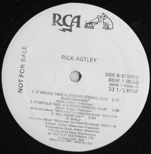 It Would Take A Strong Strong Man Rick Astley