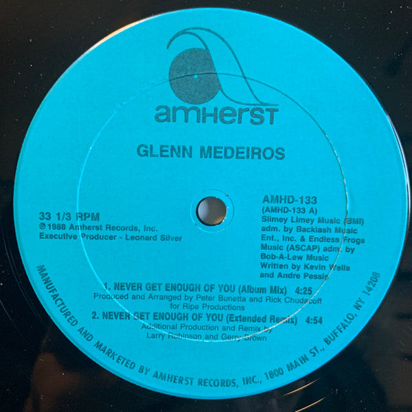 Never Get Enough Of You Glenn Medeiros
