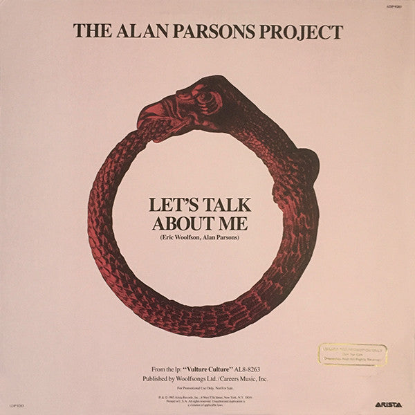 Let's Talk About Me The Alan Parsons Project
