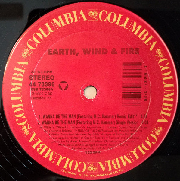 Wanna Be The Man Earth, Wind & Fire,MC Hammer
