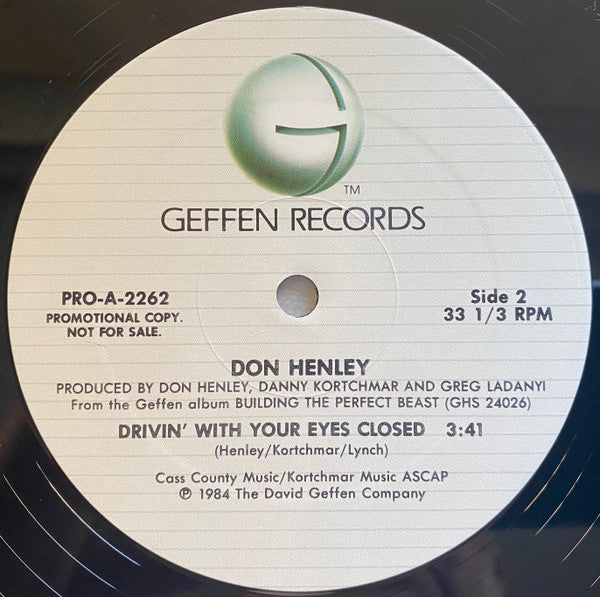 Drivin' With Your Eyes Closed Don Henley